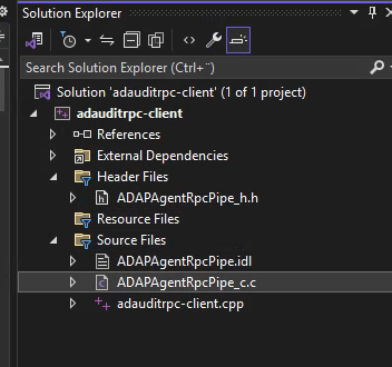 visual-studio-projekt-structure