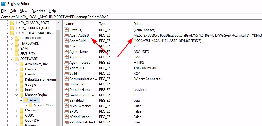 encrypted-agentauthid-in-the-registry