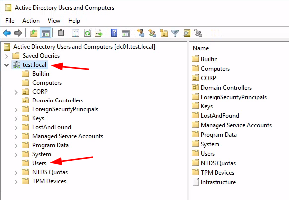 Active Directory security OU's